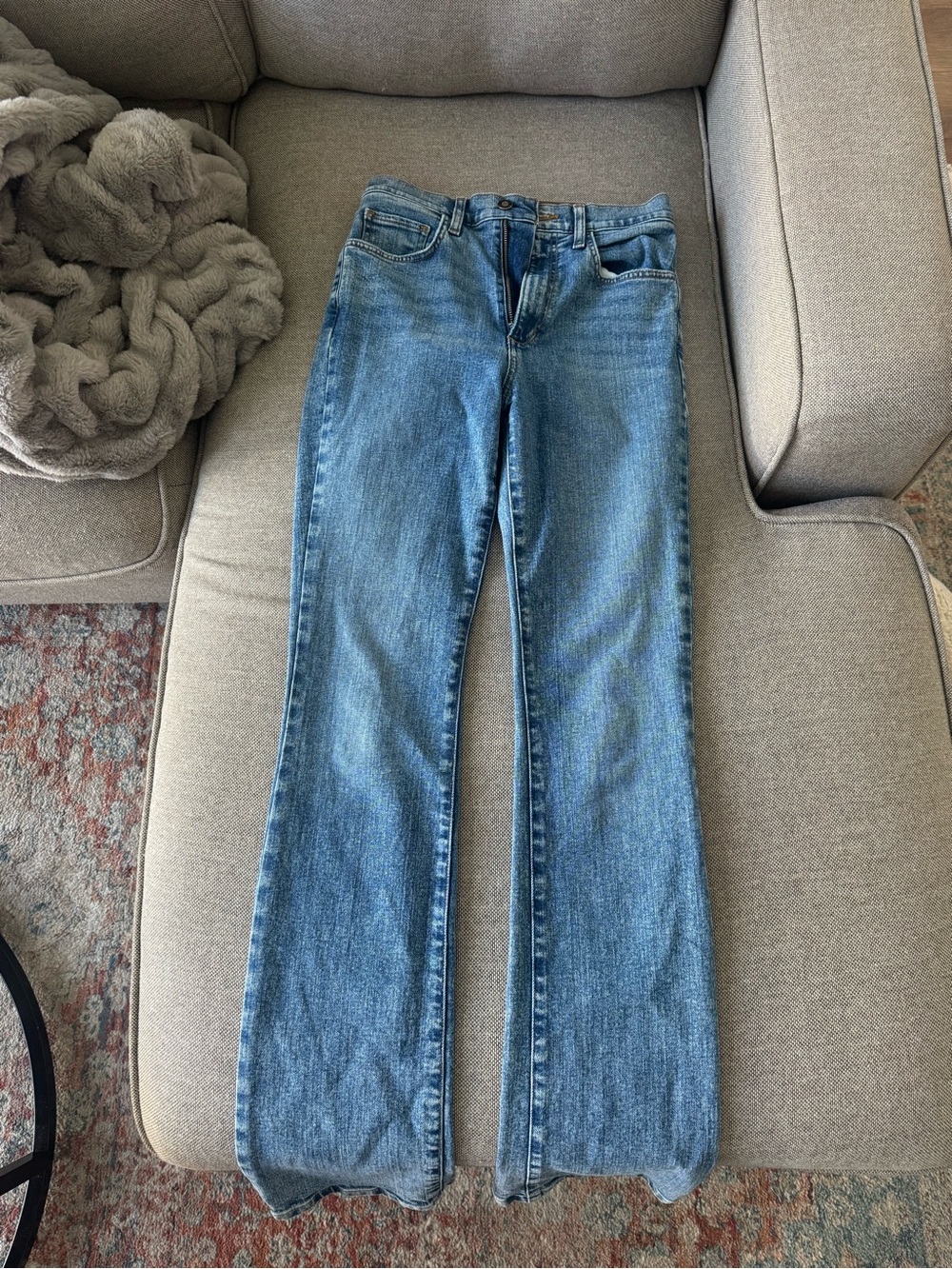 Favorite Daughter The Valentina Boot Super High Rise Mini Bootcut Jeans